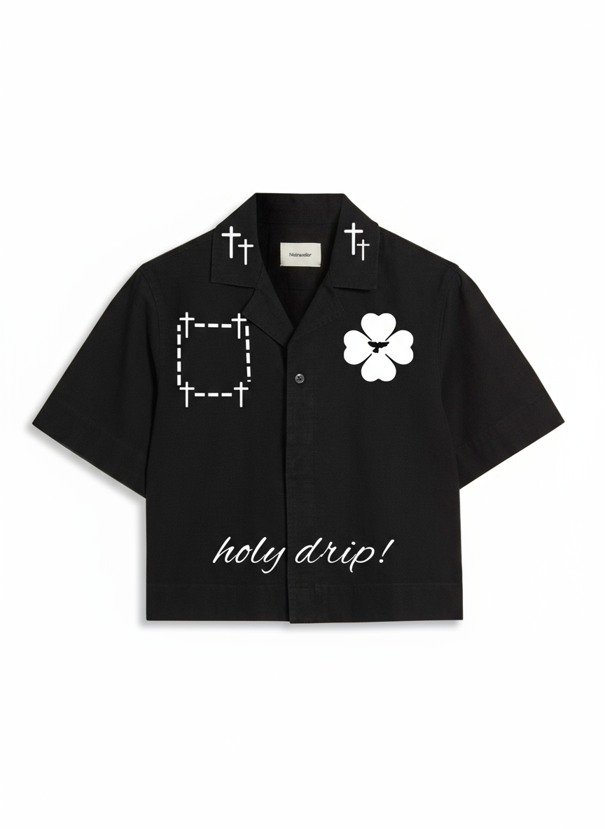 Collar button shirt