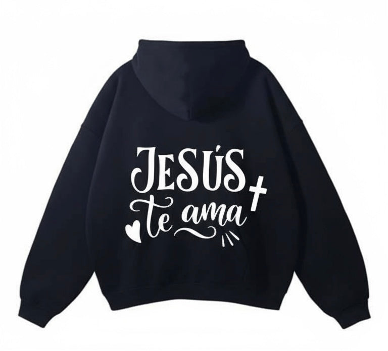 Jesus te ama hoodie
